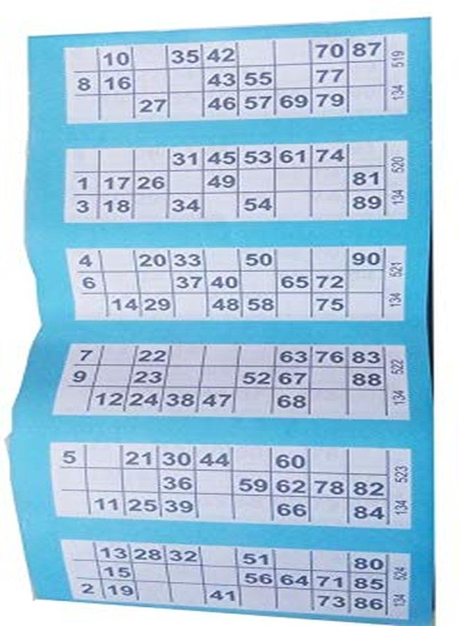 oramsa Tambola Board Game Set 1200 Exclusive Tickets for Ladies Kitty Party & Family (ONLY 1200 TAMBOLA Tickets)